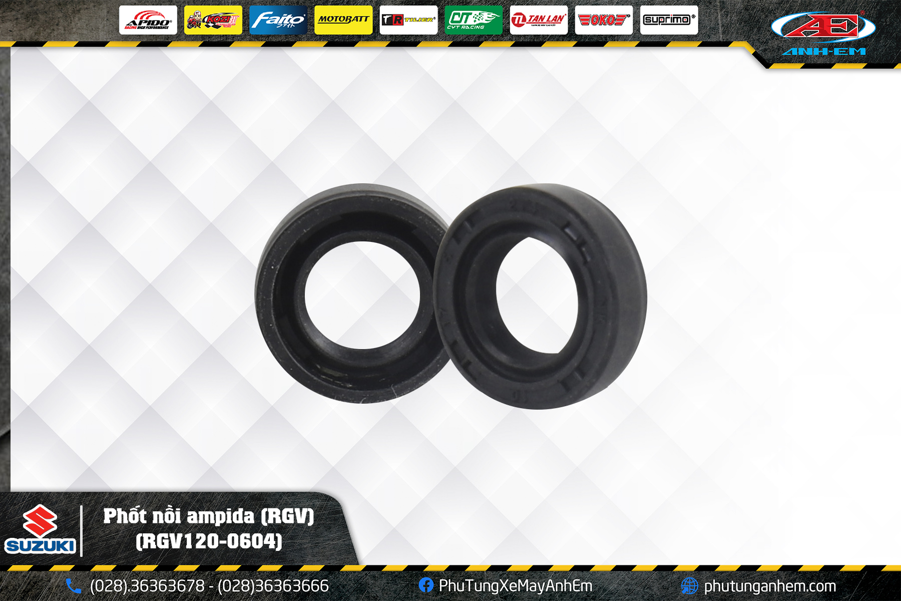 Phốt nồi ampida (RGV - Apido) RGV120-0604