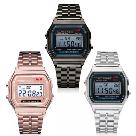 Đồng wristwatch electronic sports waterproof wr-f91w (multi-color)-[watches male watch, sport watch, watches students, đồng stopwatch, clock timer]