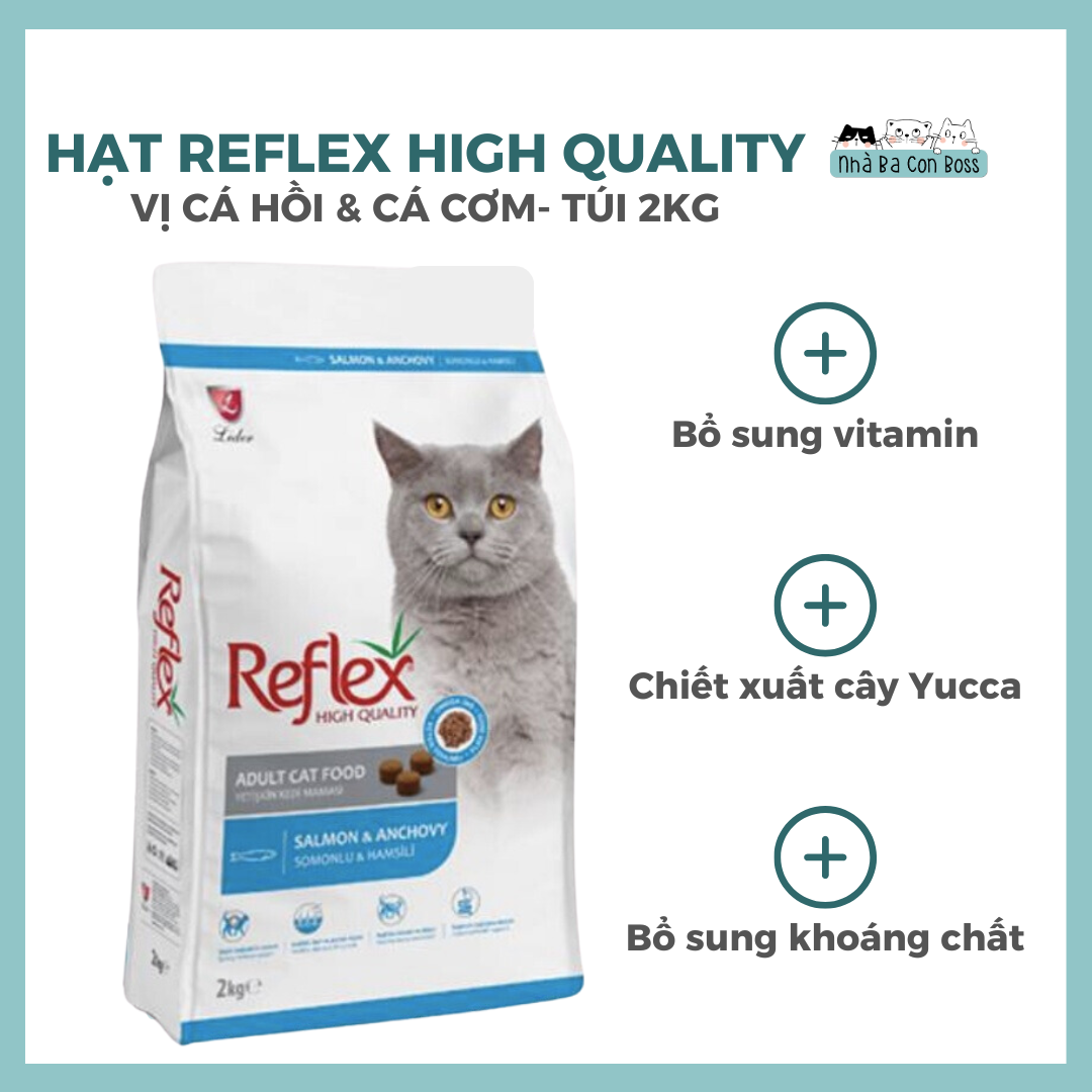 [2kg] Hạt Cho Mèo Reflex