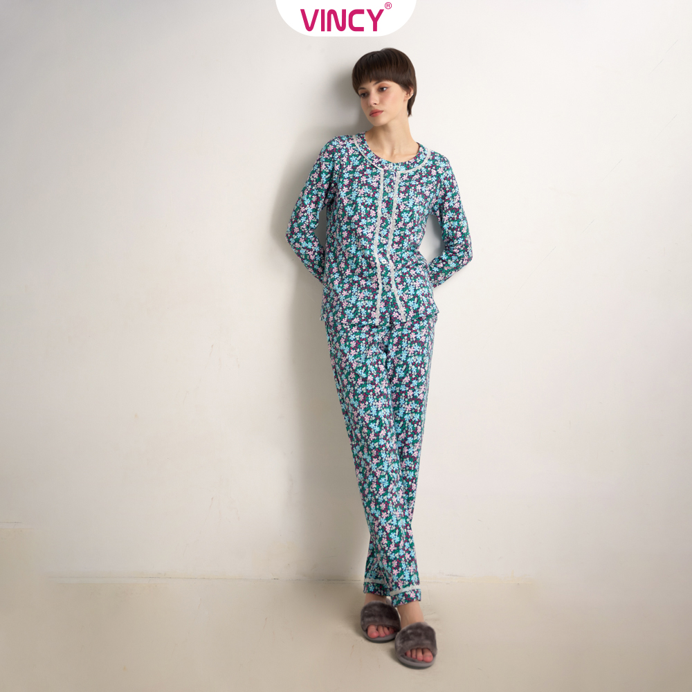 Bộ đồ thun dài nữ vincy btd130w31