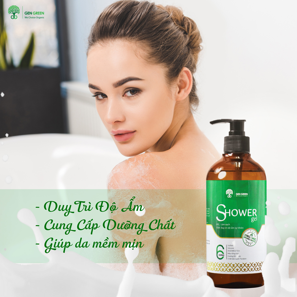 Sữa Tắm Hữu Cơ Gengreen SHOWER GEL