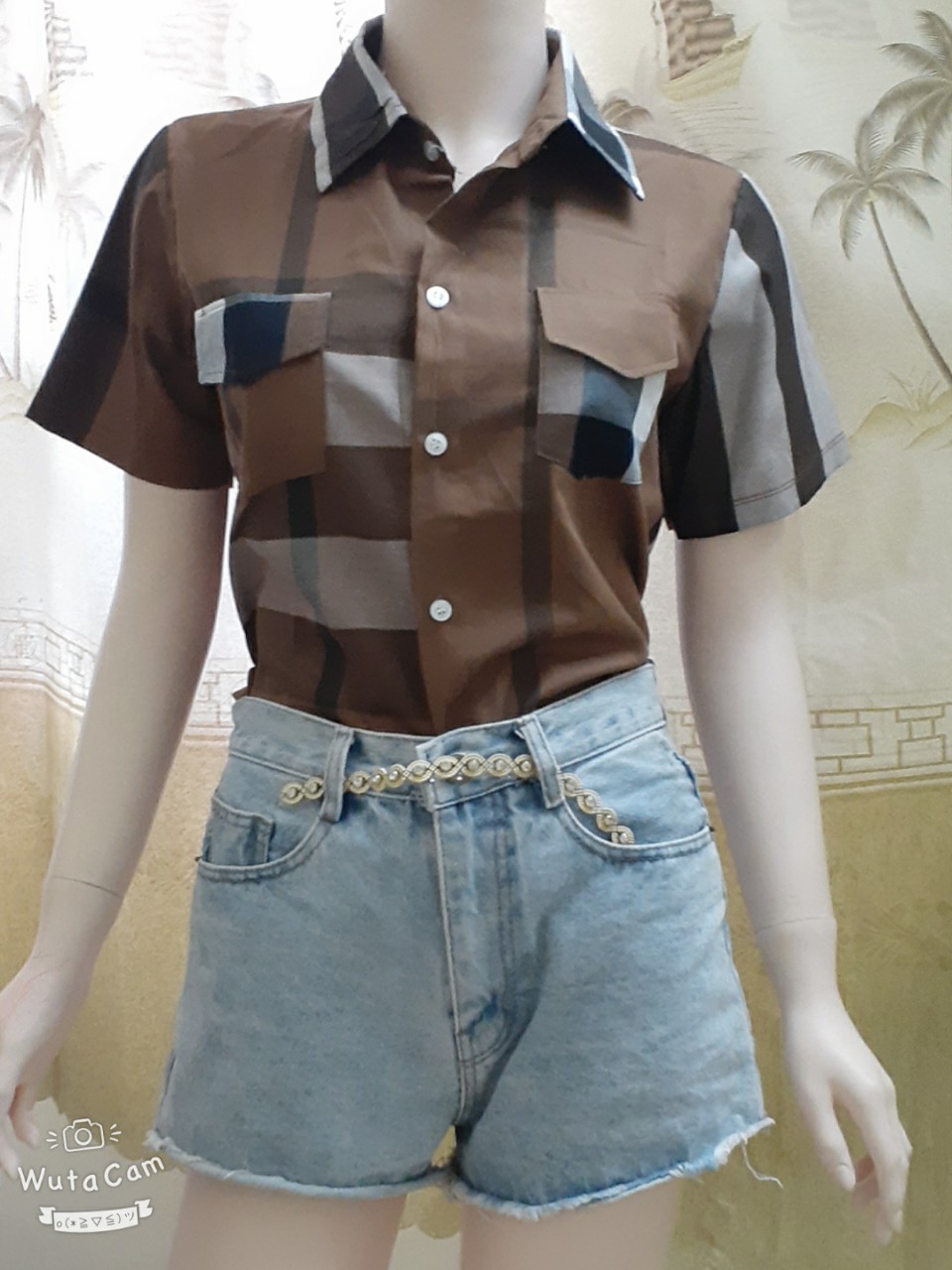 [HCM]ÁO SƠ MI NỮ BBR HAI MÀU pd