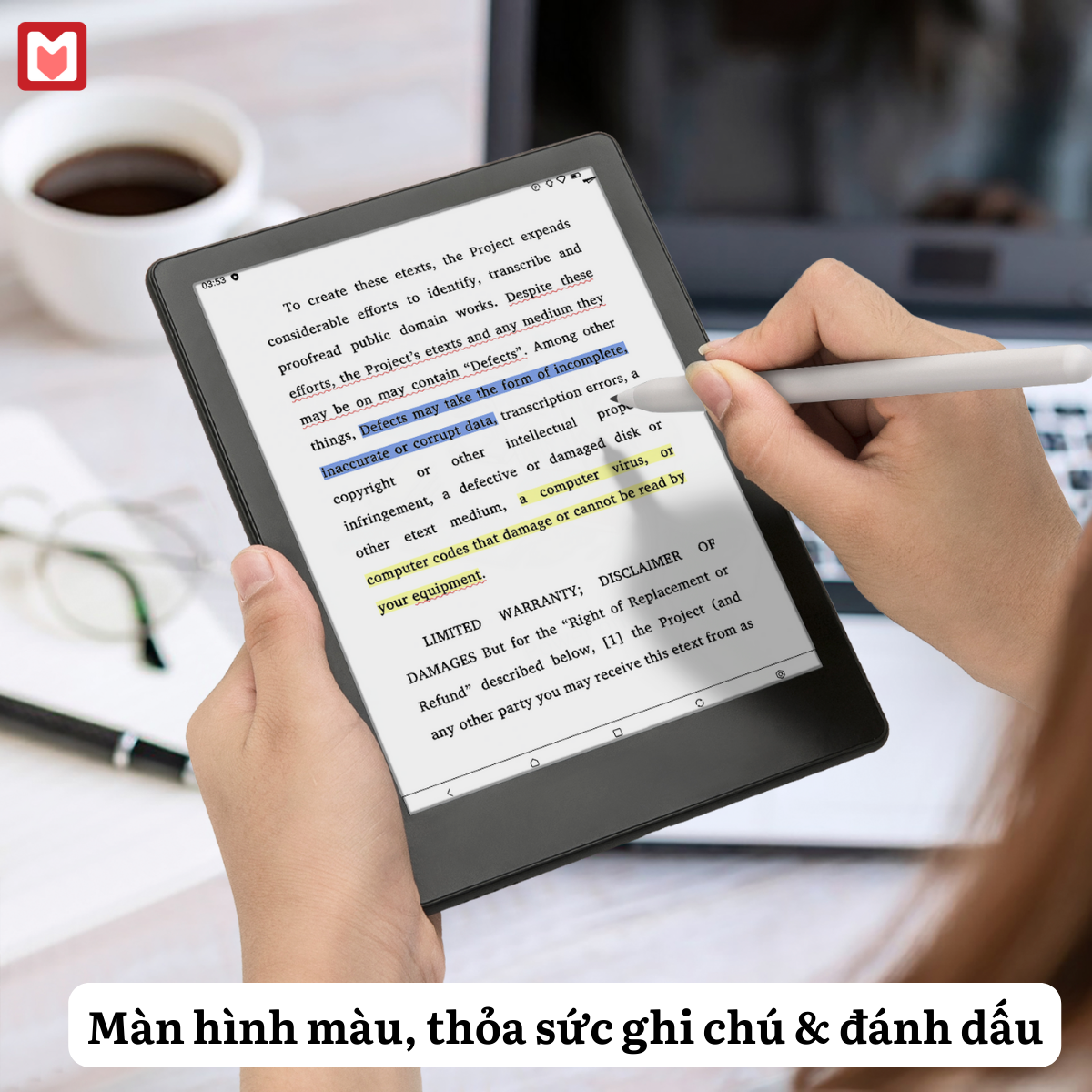 Máy đọc sách màu Meebook M8C