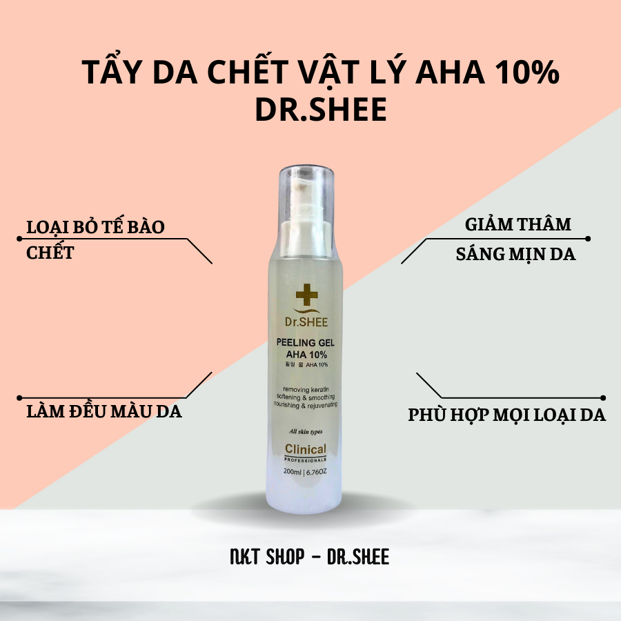 TẨY TẾ BÀO CHẾT AHA DRSHEE