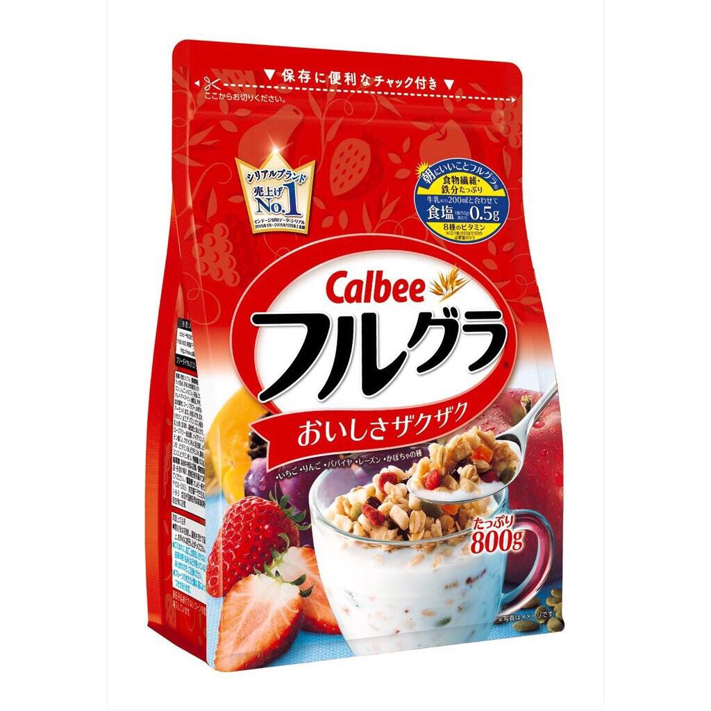 [HCM]Ngũ cốc Calbee Nhật 800g