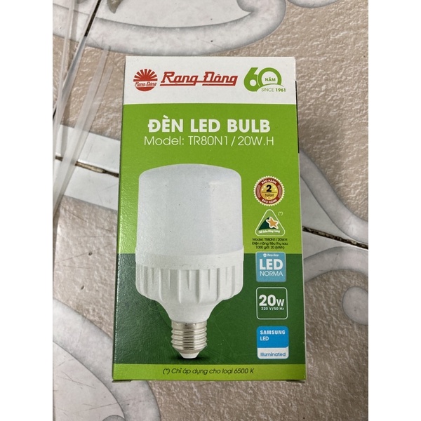 Đèn led trụ 20w Rạng Đông ánh sáng trắng