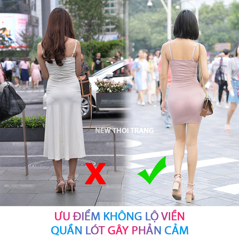 Combo 6 Quần Lót Nữ Đúc Su Lụa Không Đường May- New Thoi Trang