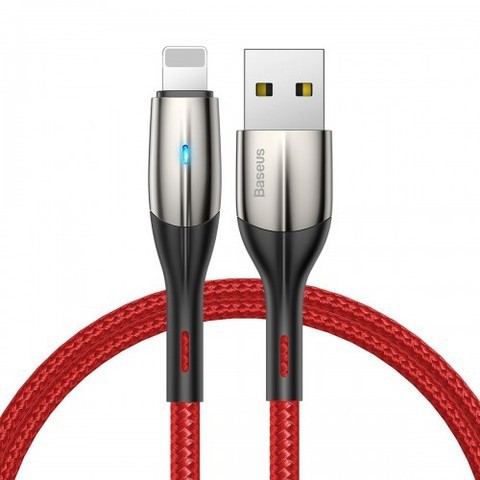 Cáp sạc và truyền dữ liệu tốc độ cao Baseus Horizontal Data Lightning cho iPhone/ iPad có đèn Led