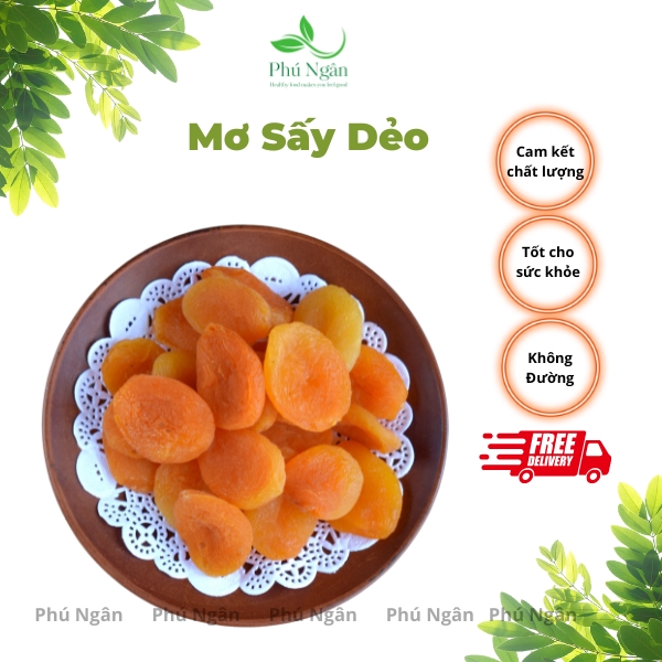 Mơ khô sấy dẻo - hộp 500gram