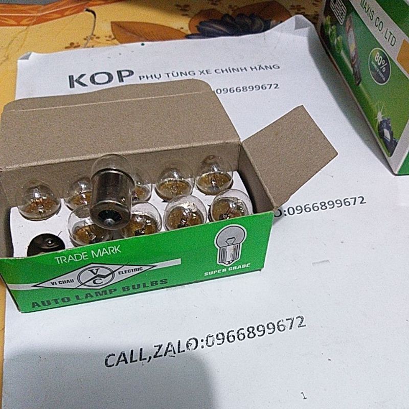 Bóng đèn xi nhan xe 81 82 win 100 12V/10w (GIÁ 2 BÓNG)
