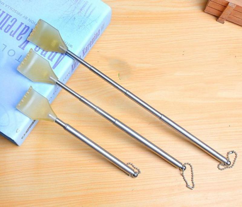 Cây gãi ngứa bàn tay nhựa mềm, tay nắm inox chiều dài thay đổi được tốt nhất