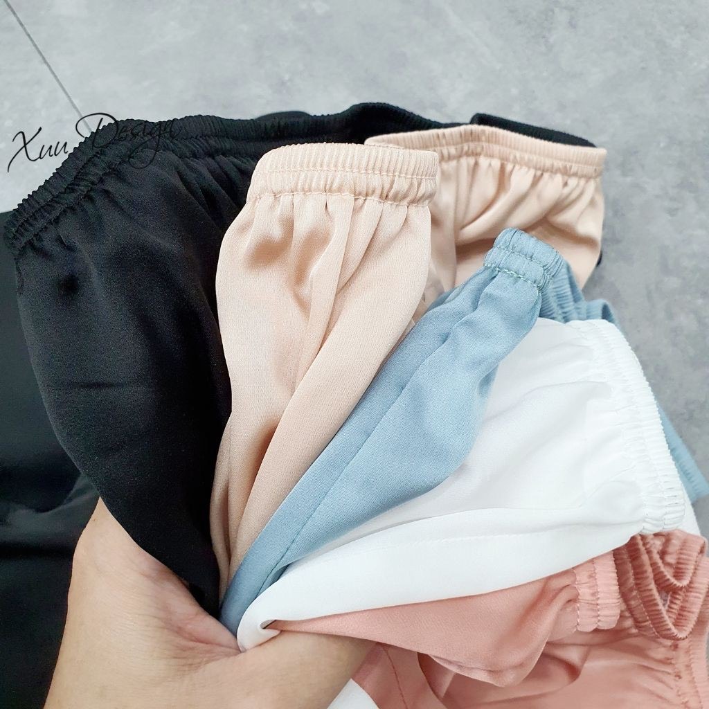 Quần sooc lụa mềm mát mặc ở nhà đi ngủ, mặc trong váy 𝐘𝐨𝐮𝐘𝐨𝐮