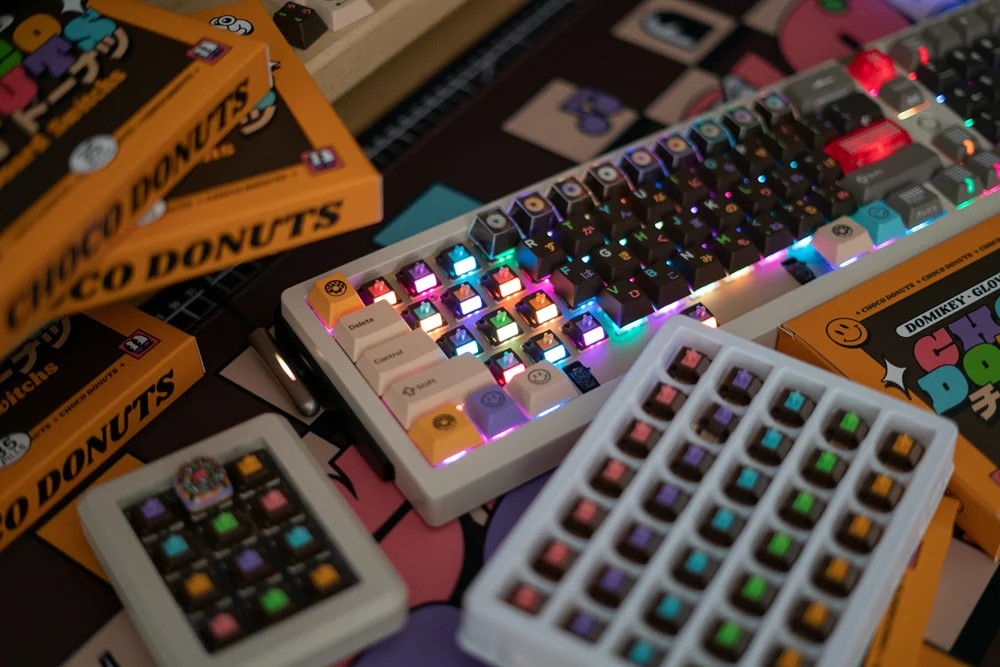 Công tắc bàn phím cơ | Switch Donuts | Linear Switch | Chất lượng cao