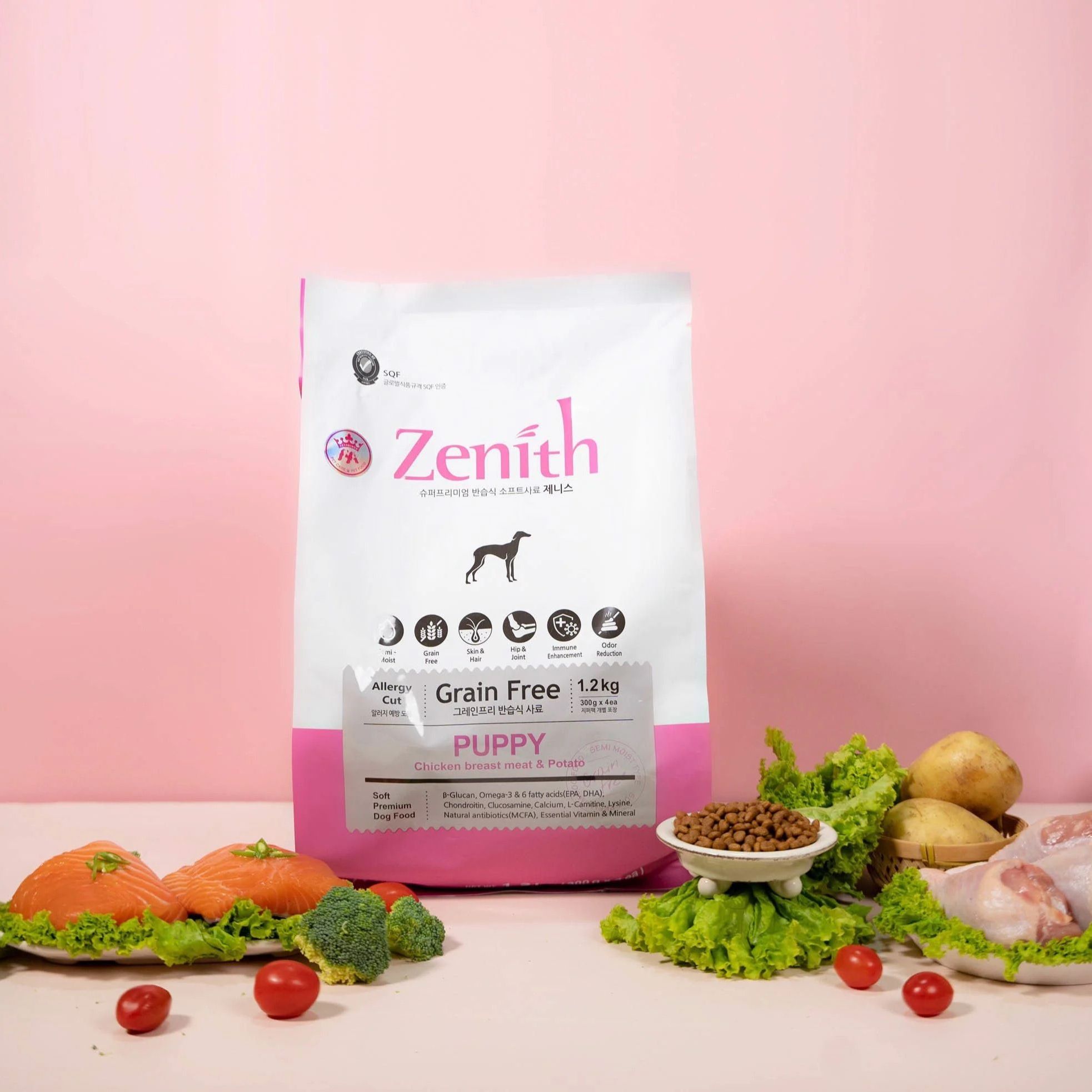 Hạt mềm Zenith Puppy dành cho Chó Con, Chó Biếng Ăn