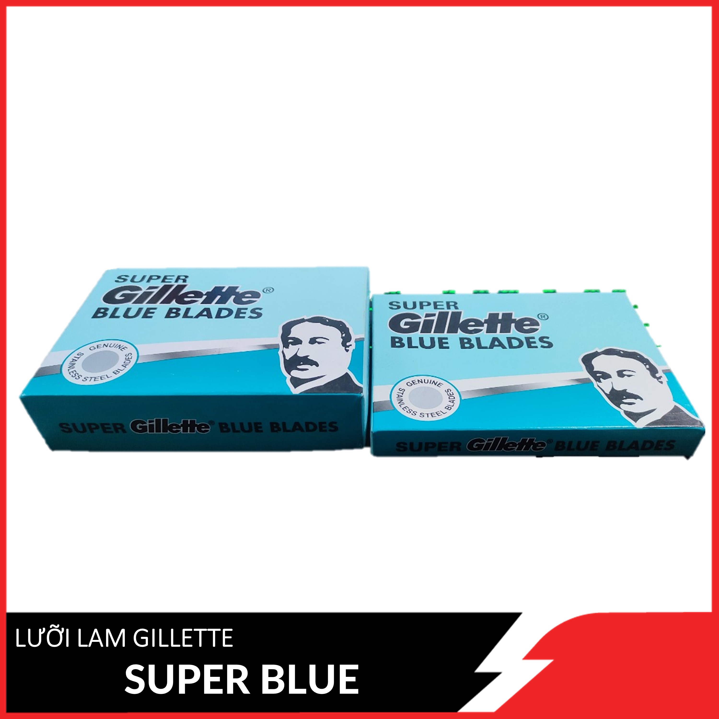 Lưỡi Dao Cạo Gillette Super Blue Hộp 200 Lưỡi