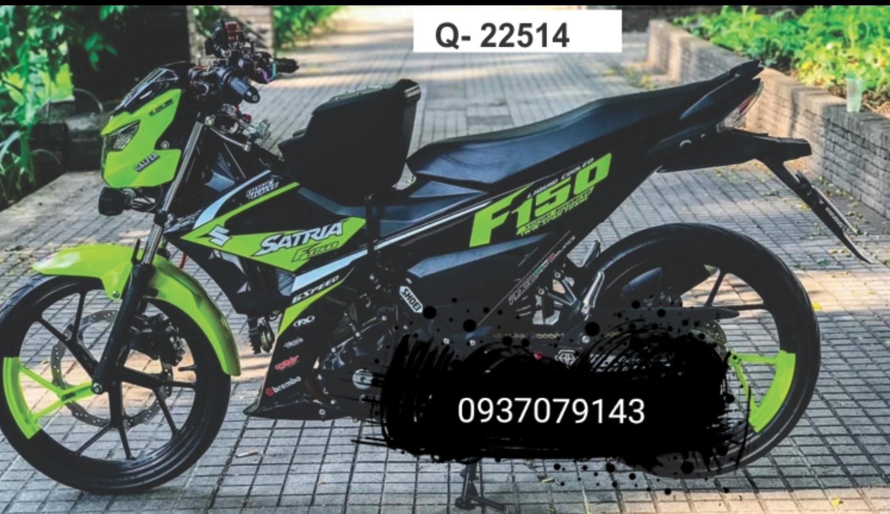 Tem rời Satria F150 vàng đen 22514