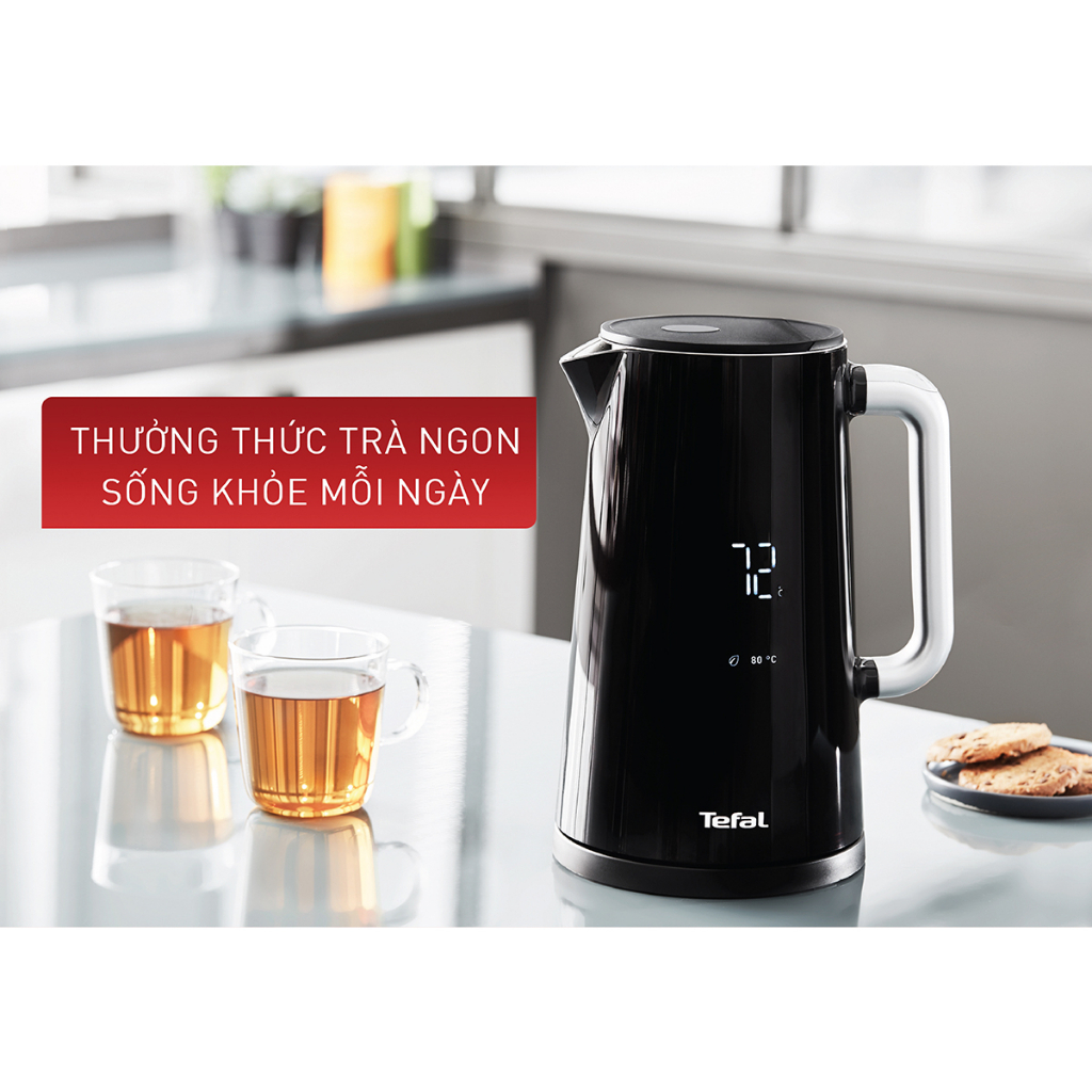 [Quà tặng không bán] Bình đun siêu tốc Tefal Smart & Light KO850810 - 1800W, 1.7L