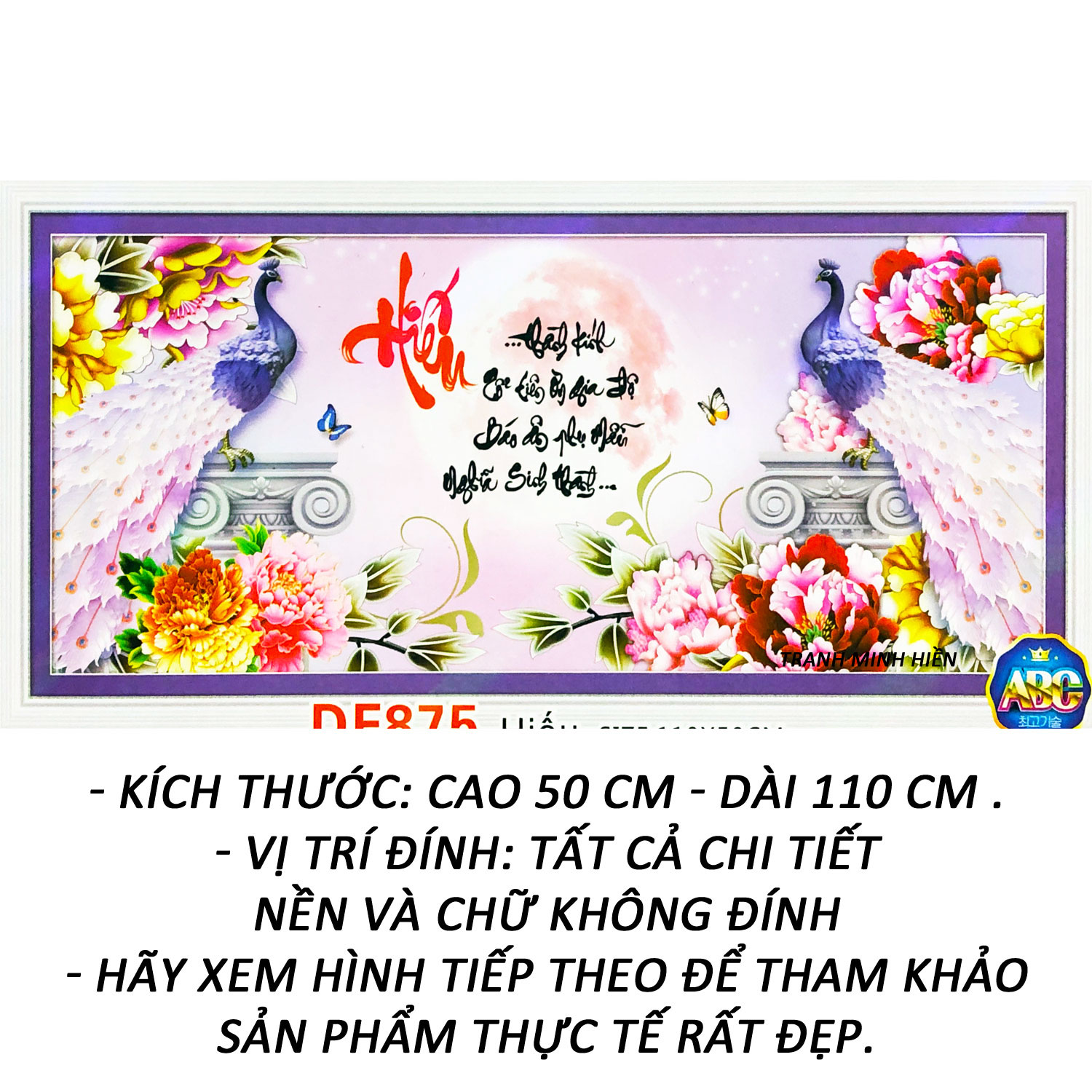 Tranh Đính Đá Tự Làm - Báo Ơn Phụ Mẫu 16 (Kèm Quà Tặng) - Tranh Minh Hiền (TỰ ĐÍNH ĐÁ)