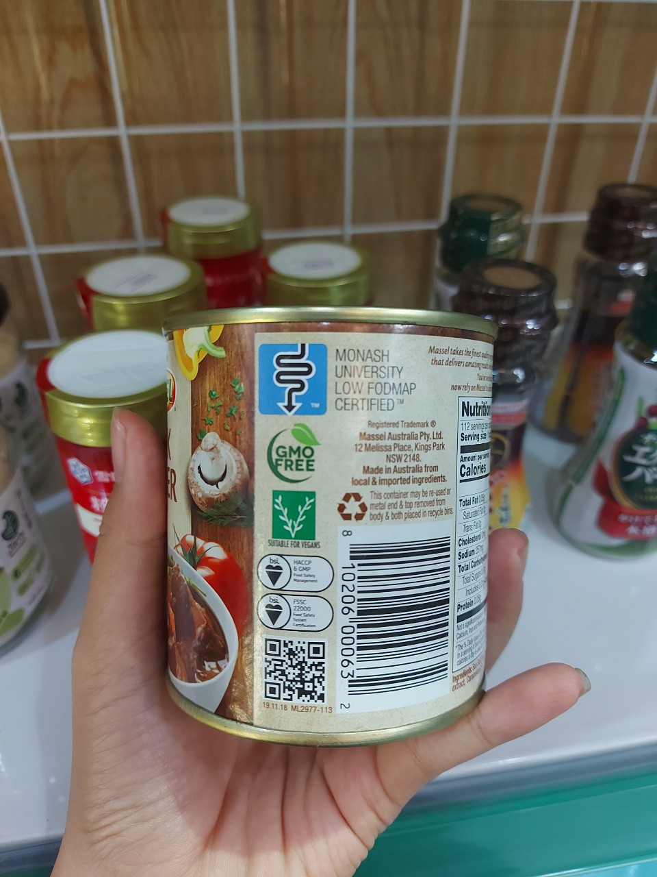 Hạt nêm massel 168g Úc