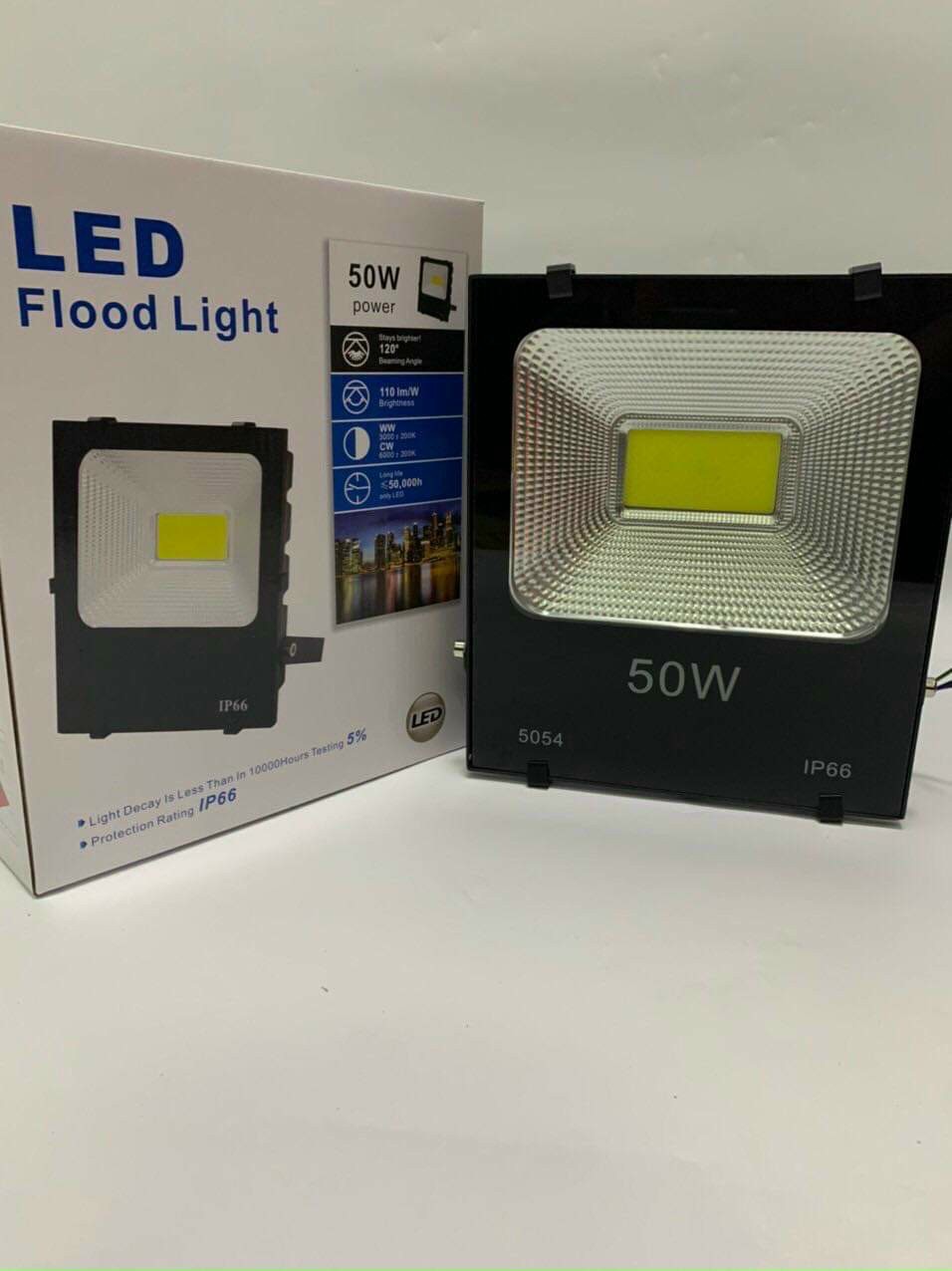 ĐÈN PHA LED COB IP66,3000K