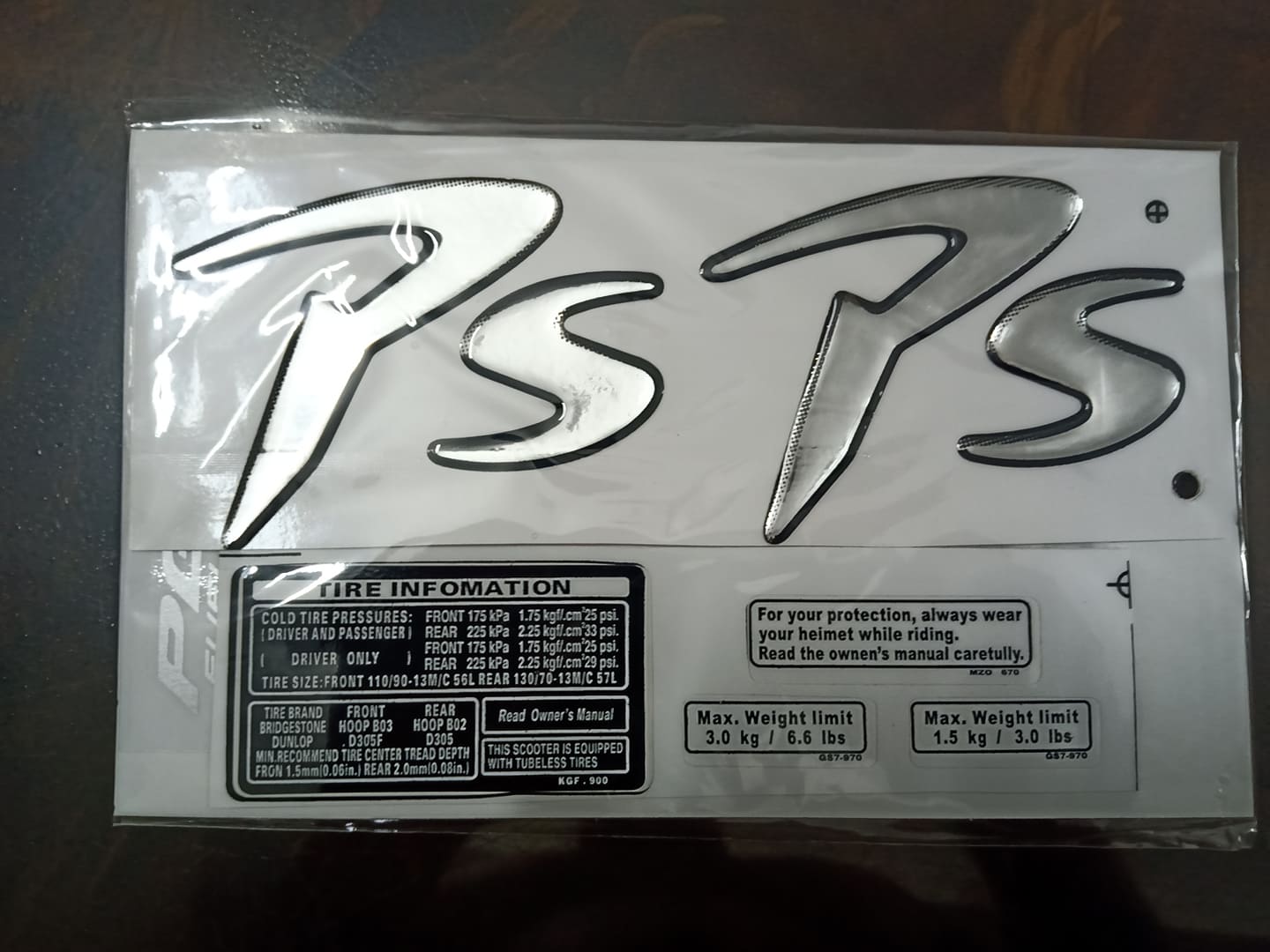 Bộ tem xe honda PS 150