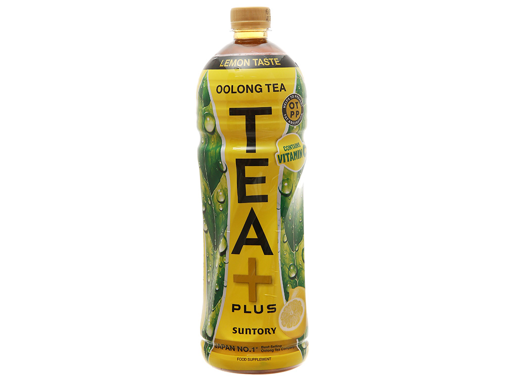 [Siêu thị WinMart] - Trà ô long Tea Plus vị chanh 1 lít