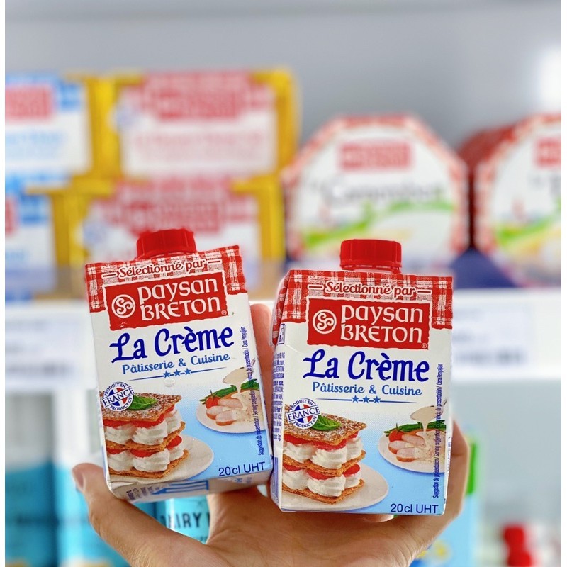[Chỉ giao Tp.HCM] Whipping cream Paysan Breton 200ml