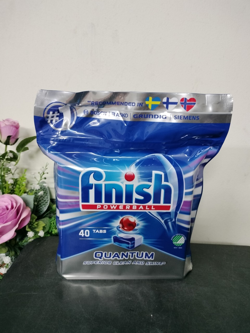 Viên rửa bát Finish Quantum Túi 40 viên