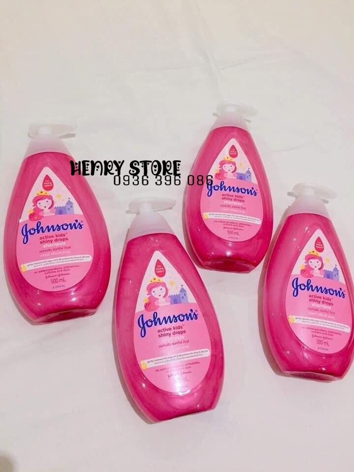 [CHÍNH HÃNG] Dầu gội óng mượt cho bé gái Johnson's 500ML