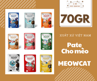 Pate Meowcat cho mèo gói 70g thức ăn ướt cho mèo thumbnail