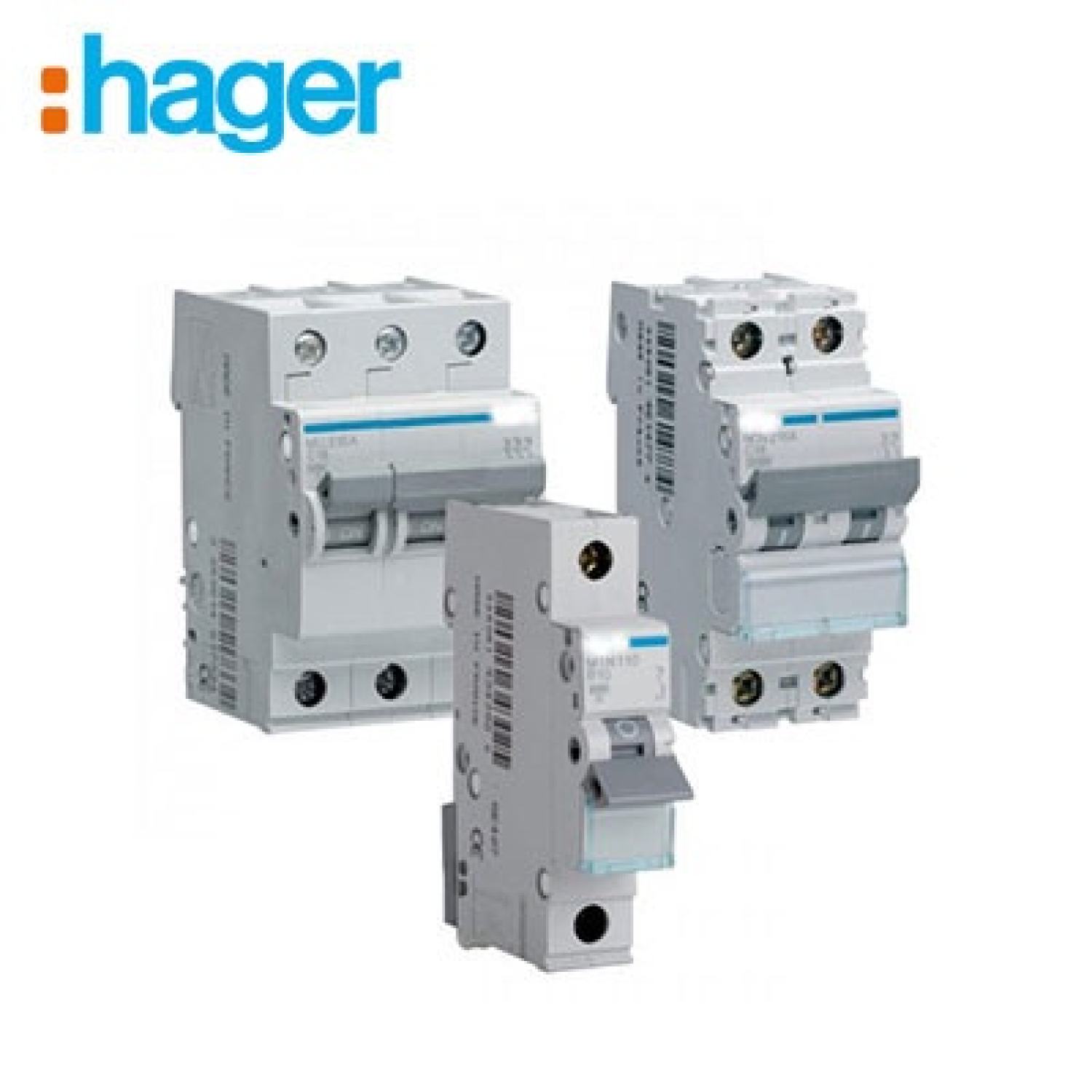 Át tép 1P MCB Hager - Cầu dao tự động (10A,...63A)