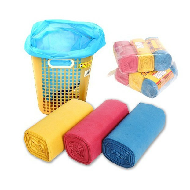 Combo 6 Cuộn Túi Đựng Rác Túi Nilon Sinh Học Tự Phân Hủy Size 44x56cm