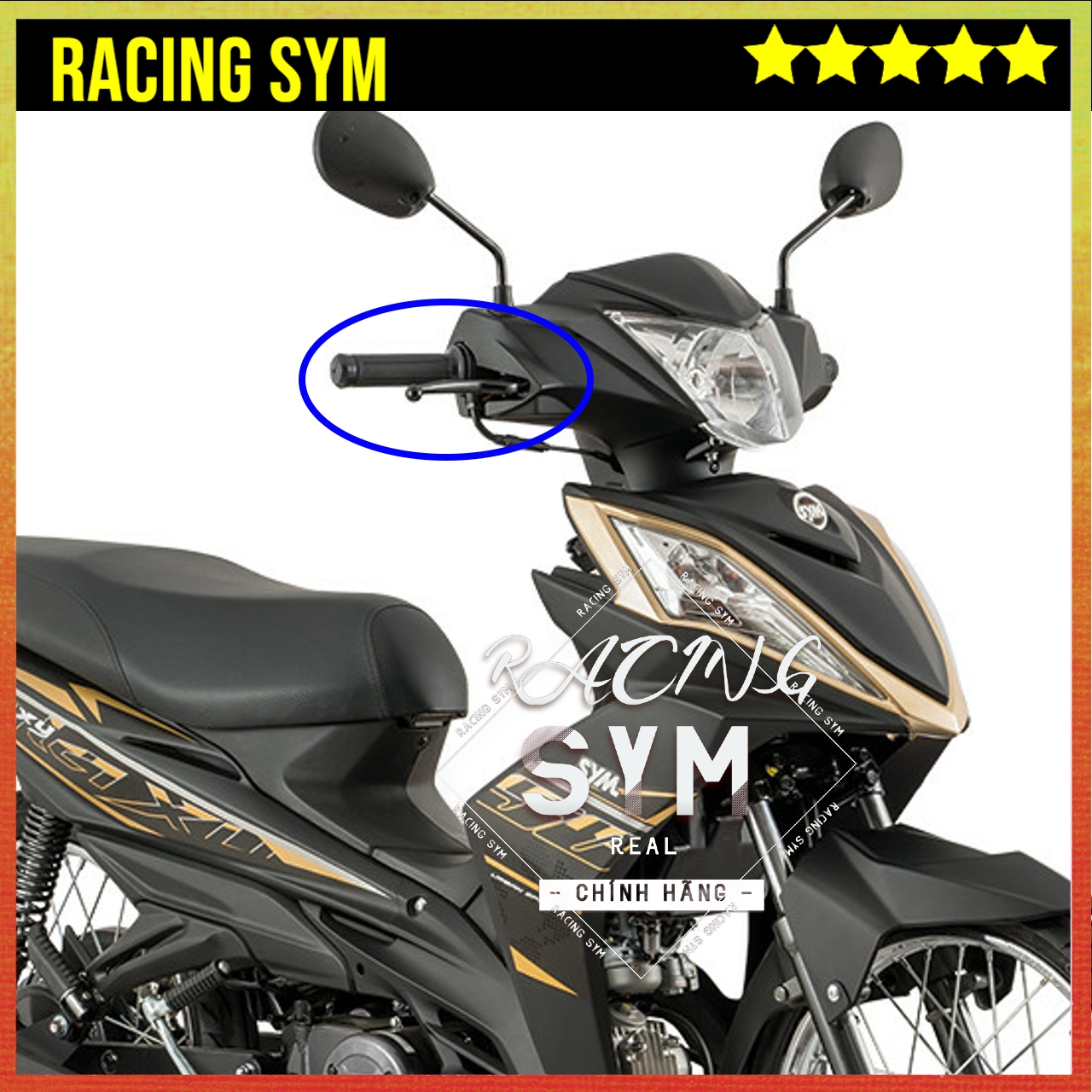Tay phanh xe Galaxy 50cc chính hãng SYM