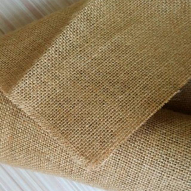 Vải bố đay 160cm x 100cm trang trí decor, handmade, túi xách