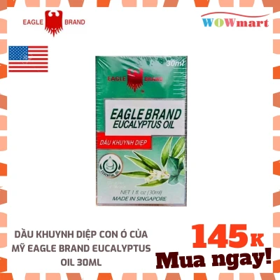 [HCM]Dầu khuynh diệp Con Ó của Mỹ Eagle Brand Eucalyptus Oil 30ml - [Mỹ]