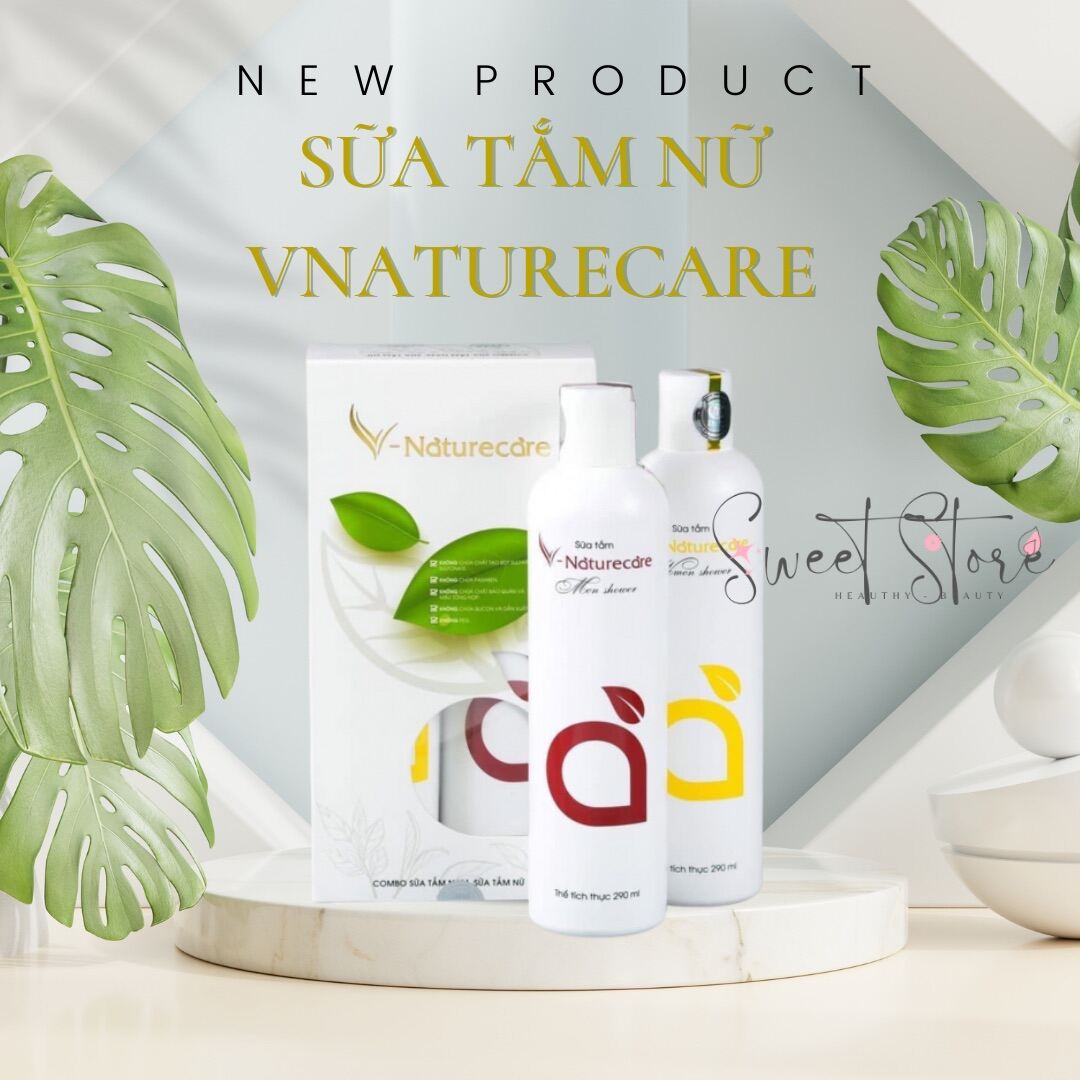 Sữa tắm nữ vnaturecare chiết xuất 100% tự nhiên an toàn cho da, lưu hương thơm lâu và quyến rũ