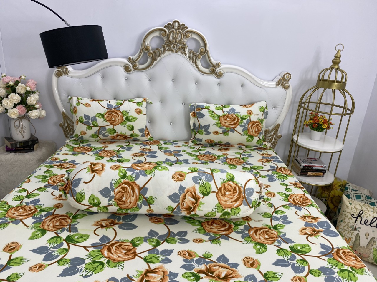 Bộ Drap gối Thun Hàn Quốc Mát Lạnh {4 MÓN} Cực Hot