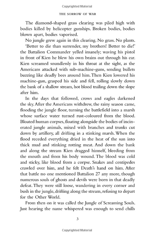 The Sorrow Of War