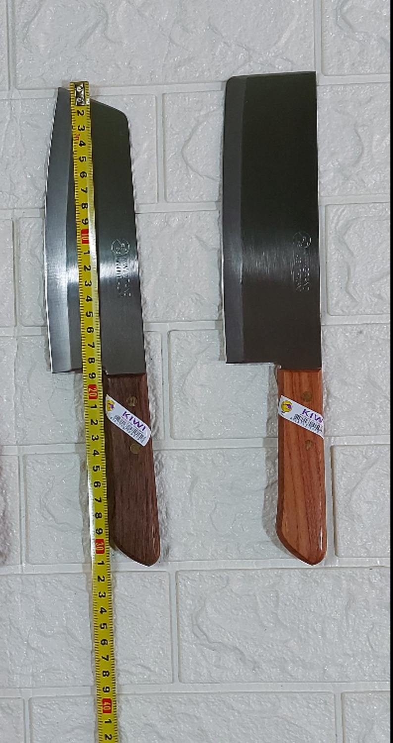 DAO THÁI THỊT, DAO LÀM BẾP CÁN GỖ KIWI THÁI LAN 21-22