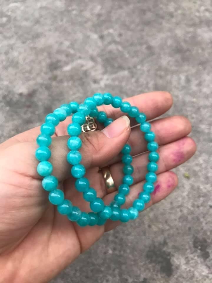 [HCM]COMBO 2 VÒNG TAY AMAZONITE 6LY