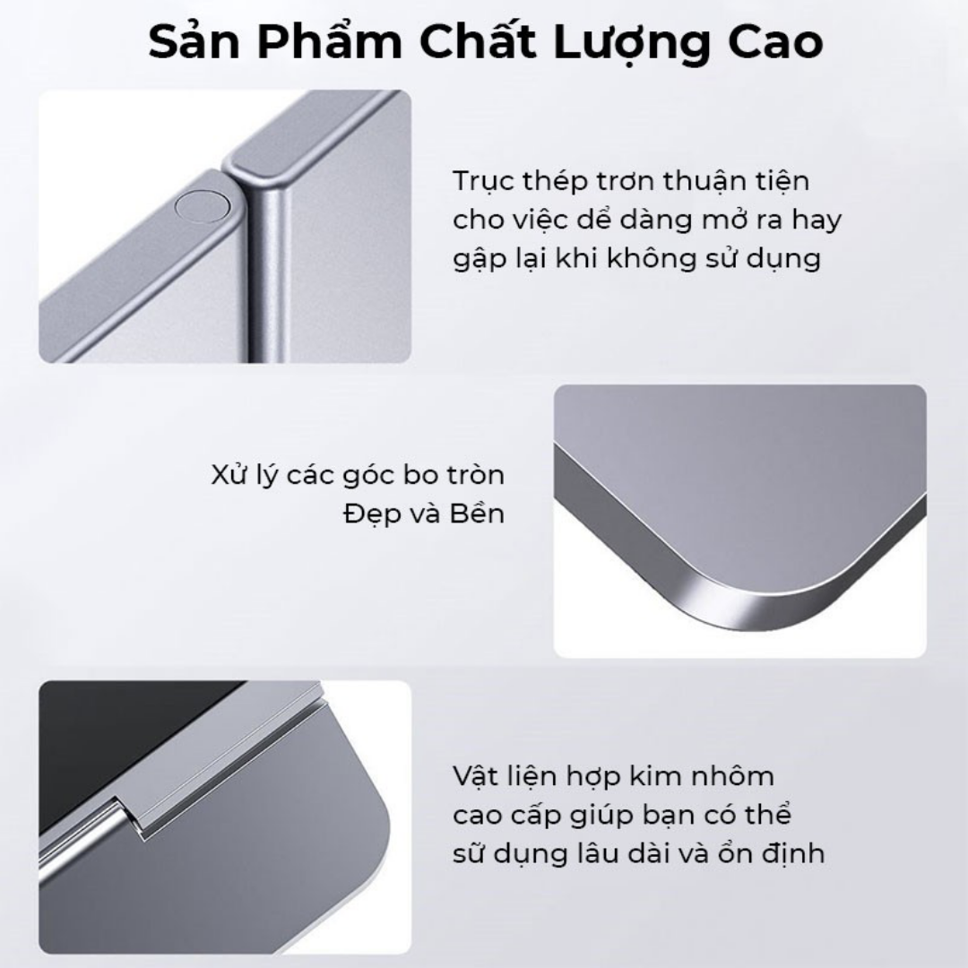 [HCM]Đế tản nhiệt siêu mỏng dùng cho Macbook/Laptop Baseus Papery Notebook Holder