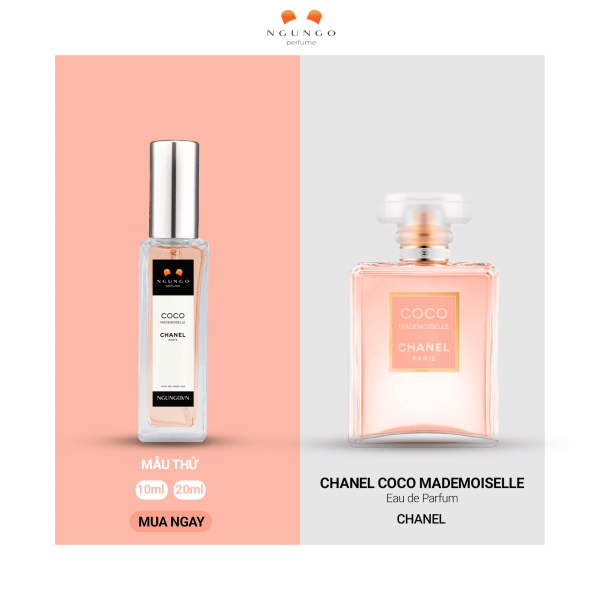 Nước hoa Chanel Coco Mademoiselle Eau de Parfum travel size dùng thử bỏ túi - Ngu Ngơ Perfume