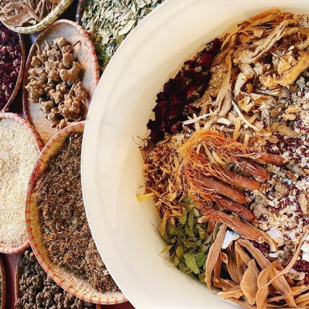 Bột rửa mặt, Bột rửa mặt thảo dược