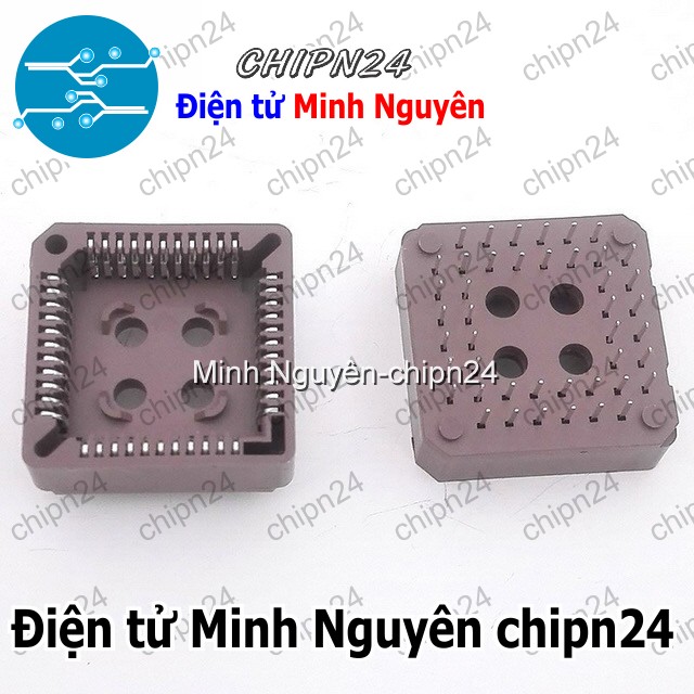[1 cái] Đế IC PLCC44 DIP (Đế cắm IC 44 chân Vuông) - HH003581