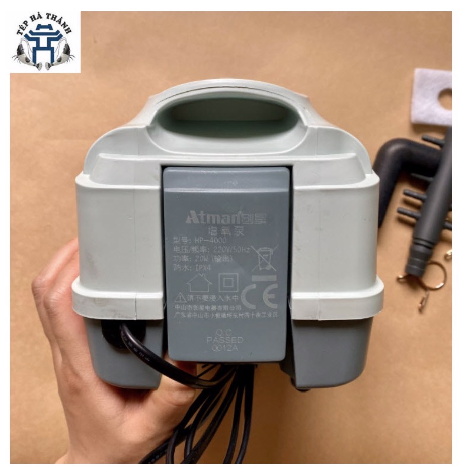[Hoàn Tiền 10%] Máy Sủi Khí Atman HP-4000, 20W-35L/min.