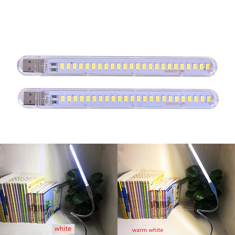 5V 12W USB LED đèn ban đêm 24 LED đọc đèn bàn
