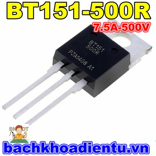 Thyristor bt151-500r mới chính hãng.