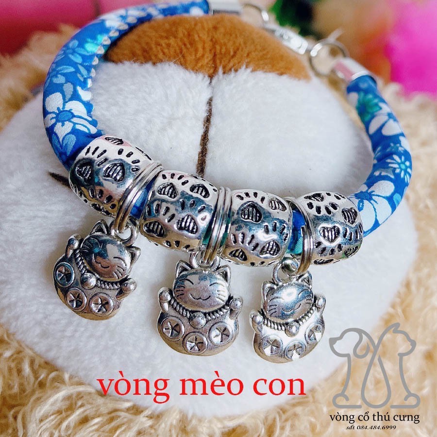 Vòng cổ mèo thần tài cho chó, mèo