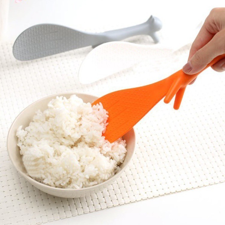 Vá thìa múc cơm nhựa lúa mạch chống dính