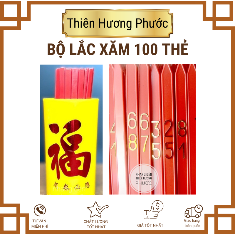 Bộ ống lắc xăm keo xin quẻ 100 lời giải xăm ông100 lời giải xăm bà